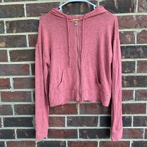 Prince & Fox Medium Pink Zip Up Jacket for Women